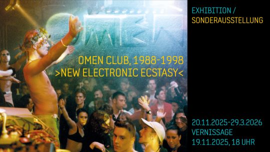 Ausstellung im MOMEM: „OMEN Club Frankfurt 1988–1998 – New Electronic Ecstasy“